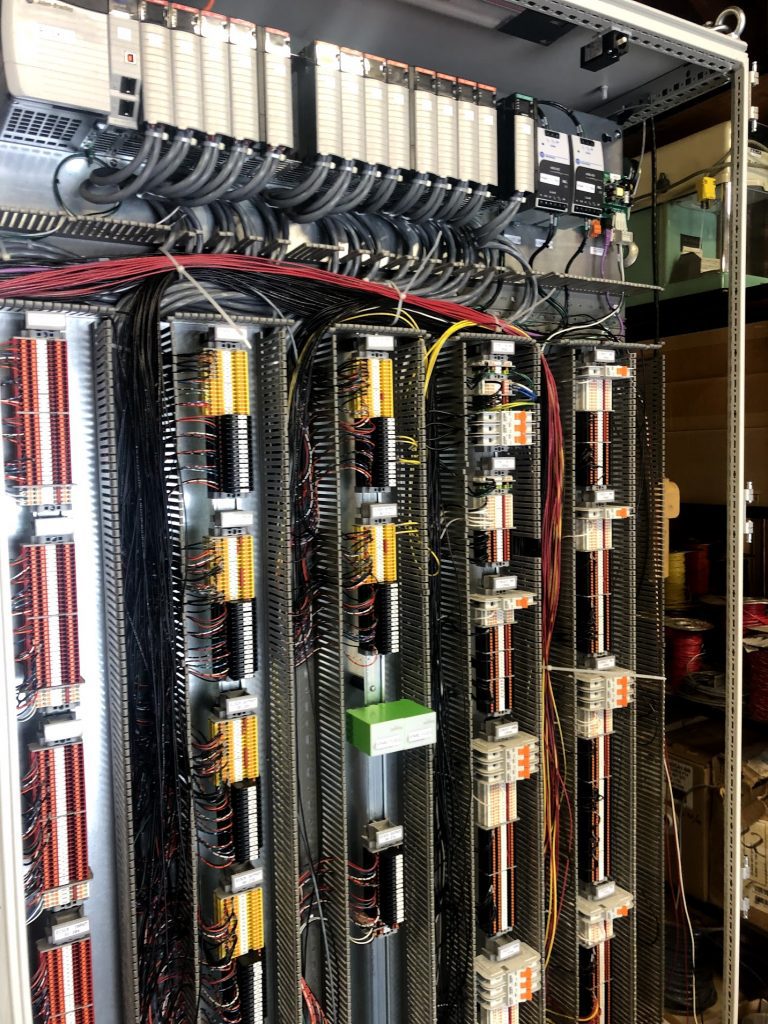 PLC Panel layout and terminals